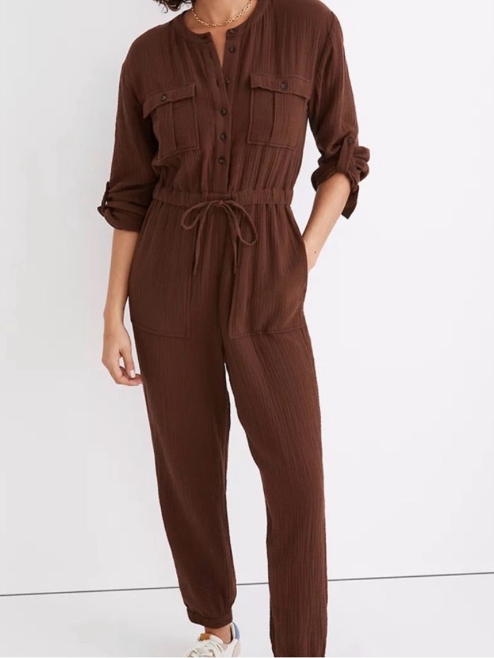 Madewell Cotton Gauze Jumpsuit 8